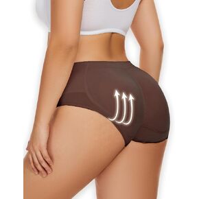 Zimi Collection Butt Lifter Panties Underwear for Women with Removable Pads Seamless Booty Pads Hip Enhancer Panty