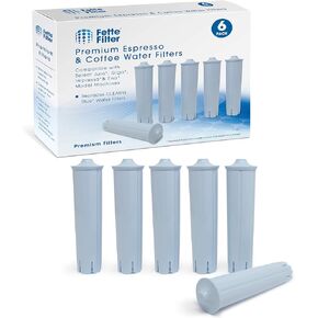 فلتر Fette - فلتر مياه متوافق مع Jura Clearyl Blue. قارنه بالجزء رقم 71445 أو 67879 - عبوة من 6 قطع