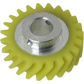 ZCZQC W10112253 Mixer Worm Gear Replacement for KitchenAid Mixers Replaces WPW10112253 4162897 4161531 4169830 1206513 AH1491159, Yellow