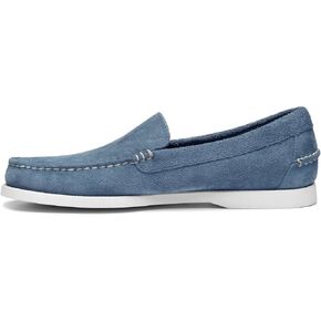 Sebago Frank Boat Roughout Loafers for Men- Handsewn Roughout Leather Shoes with Leather Sock Lining and Non-Marking, Non-Slip Siped Rubber Soles