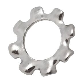 200pcs M4 304 Stainless Steel External Tooth Star Lock Washers,External Multi-Tooth Star Lock Washers