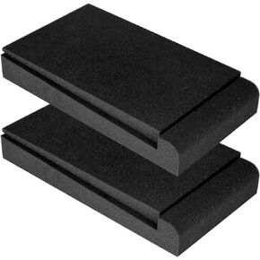 OUKMIC Studio Monitor Isolation Pad, High-Density Sound Acoustic Speaker Foam Pad for 5"-6.5" Bookshelf Speaker and Subwoofer in Studio Recording Home Theater - 2 Pack in Kuwait