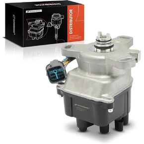 A-Premium Ignition Distributor with Cap and Rotor Compatible with Honda Civic 1996 1997 1998, Civic del Sol 1996-1997