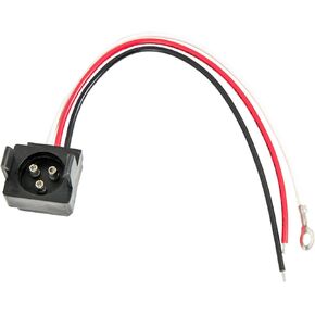 GG Grand General 88078 Female Round 3Pin Light Plug, 8 Inches Lead