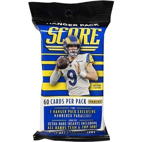 2022 NFL Score Football Pack - 60 Trading Cards Per Pack