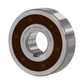 XiKe 1 Pack CSK12PP Bearings 12x32x10mm, One Way Bearing with Keyway Sprag or Clutch Freewheel Backstop.