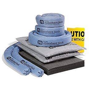 New Pig Spill Kit in 20 Gallon Overpack Salvage Drum | Absorbs up to 12 Gallons | White | KIT211