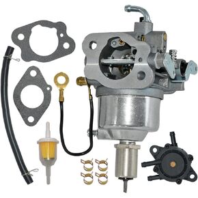 AM130924 Carburetor Fits For John Deere AM130924 AM130921 Compatible with Lawn Tractor Engine for Kawasaki 15003-7037 15003-7034 FH531V with Fuel Pump