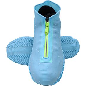 HTHOY&GOWY Shoe Covers Waterproof Silicone Rain Overshoes for Kids Men and Women