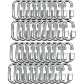 موصل سلسلة ربط سريع، حلقة تسلق لولبية، 1/4 بوصة حلقة تسلق سريعة، خيط مجلفن بيضاوي عالي التحمل، أجهزة ربط سريعة لمقطورة السلامة، والتأرجح، والأراجيح، والكابلات، والتخييم in Kuwait