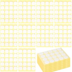 SAEUYVB 400PCS Candle Making Kit, Candle Wick Stickers, Candle Making Supplies, Double-Sided Stickers with The Little ‘‘Tail’’, Heat Resistance Wick Stickers for Candle Making in Kuwait