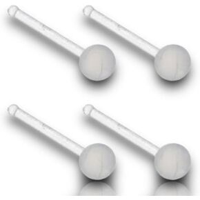 Clear Ball Nose Stud Retainers
