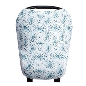 Copper Pearl Multi-Use Cover: Car Seat Covers, Nursing Cover, and Stroller Cover for Sun - Stretchy Fabric, All-Season Use, Stylish Designs, Easy Access for Moms - Indigo