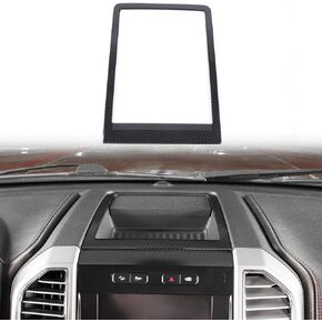 Voodonala for F-150 Central Control Storage Compartment Bin Dashboard Frame Trim for 2015-2020 Ford F150 Interior Accessories, ABS Red