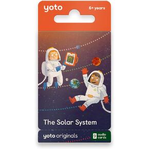 Yoto The Solar System – 9 Kids Audiobook Cards for Use with Yoto Player & Mini All-in-1 Audio Player, Educational Screen-Free Listening with Fun Stories for Learning & Interactive Quizes, Ages 6+