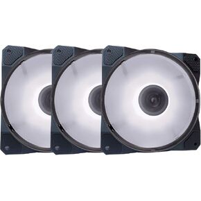 APEVIA CO312L-BL Cosmos 120mm Case Fan, Blue LED, Ultra Silent, 3 Pack in Kuwait