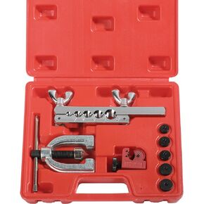 yakefl مجموعة أدوات حرق خط الفرامل، ملحقات السيارة أداة حرق أدوات الفرامل أداة الأنابيب مع المحولات، مجموعة أدوات حرق خط الفرامل، مجموعة أدوات حرق مزدوجة مجموعة أدوات إحراق واحدة لخط الفرامل in Kuwait