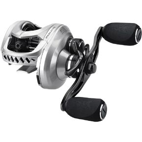 KastKing MegaJaws Baitcasting Fishing Reel, New AutoMag Dual Braking System Baitcaster Fishing Reel, Only 6.7oz, 17.64 LBs Carbon Fiber Drag, 11+1 Shielded BB, High Speed 5.4:1 to 9.1:1 Gear Ratios