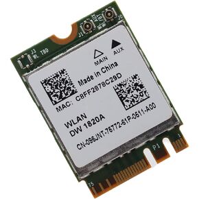 Deal4GO BCM94350ZAE 802.11ac 867Mbps M.2 NGFF WLAN WiFi Adapter Wireless Card w/BT 4.1 Replacement for Dell Laptop DW1820A BCM94352Z Hackintosh Windows 7/8/10/11