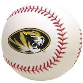 3 Inch Baseball Decal MU University of Missouri Mizzou Tigers Logo MO Removable Wall Sticker Art NCAA Home Room Decor 3 by 3 Inches