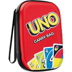 Klein UNO: Carry Bag - Holds Uno Game Cards, Stow The Game Instructions in The Mesh Compartment, Sturdy Zip Up Case