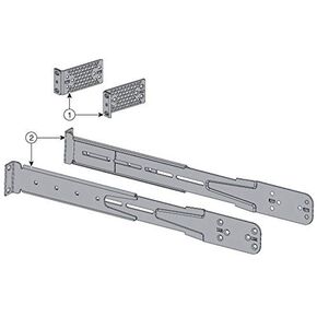 RW RoutersWholesale - Mounting Kit Compatible with Cisco Catalyst 3650 & 9300 Switches / 4PT-KIT-T1=