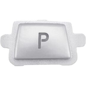 CHEYINGCHIDIY Gear Shift P Button Gear Lever Parking P Button Cover for BMW 1 2 3 4 5 7 Series F30 F10 F11 F01 F02 X1 X2 X3 X4 (p)