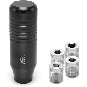 Amazing AUTO (Sliver) 5 Speed Weighted Manual Universal Automatic Gear Shifter Shift Knobs with 4 Adapters Fit Compatible with Manual Cars Most Automatic Cars in Saudi Arabia