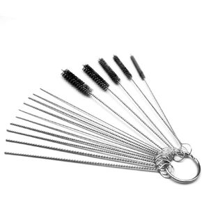 Carburetor Carbon Dirt Jet Remove Cleaner Tool Kit 10 Cleaning Needles with 5 Brushes for Car, Outboard Motor, ATV, Motorcycle Carb Jets