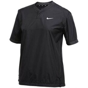 Nike Women's Short Sleeve Windshirt Black Medium