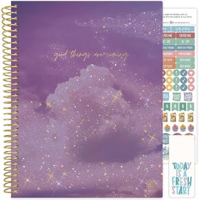 bloom daily planners 2024-2025 Academic Year Day Planner (July 2024 - July 2025) - 5.5" x 8.25" - Weekly/Monthly Agenda Organizer Book with Stickers & Bookmark - Good Things Are Coming