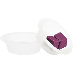 ASAWASA 2 Pcs Reusable Silicone Wax Melt Warmer Liners, Leakproof, No Mess, No Scrape, Non-Toxic, BPA Free,2.75 in in Bottom Diameter（Large Size 2pcs）