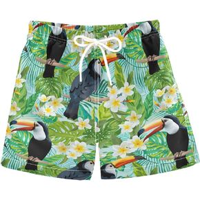 Aflyko Boys' Board Shorts Swim Trunks Bathing Suit Girls Beach Swimwear Quick Dry All Day Shorts