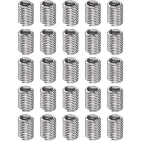 25 قطعة من HARFINGTON إدراجات مترابطة 10-24 UNC 2.0D (11 مم) حلزونية 304 من الفولاذ المقاوم للصدأ ملفوف سلك كم لإصلاح خيط الخشب البلاستيكي in Kuwait