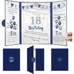Togvu 30th Birthday Decorations for Men Women, Black Gold Happy 30th Birthday Alternative Signature Guest Book, Cheers to 30 Years Old Gifts, Creative 30th Birthday Signing Card Board Party Supplies