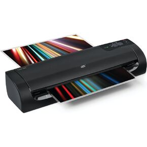 GBC Thermal Laminator Machine, Fusion 1100L, 9 Inch, 4 Min Warm-up, 3 or 5 Mil, with 10 EZUse Laminating Pouches (3381650026)