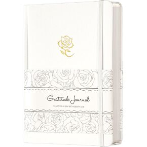 Yoment Gratitude Journal for Women - Self Care Journal for More Happiness, Mindfulness, Positivity & Affirmation, Daily Gratitude Journals with Prompts Undated Guided Journals Spiritual Gifts, Pink