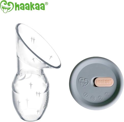 Haakaa Gen 1 Silicone Breast Pump with Leak-Proof Silicone Cap, 4 oz/100 ml, BPA PVC and Phthalate Free in Saudi Arabia
