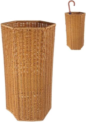 Alipis مظلة منسوجة حامل للمدخل حامل مظلة قائم بذاته سلة تخزين رف طويل القامة أرضية منسوجة دلو زهرة مزهرية لعصي المشي المنظم in Kuwait