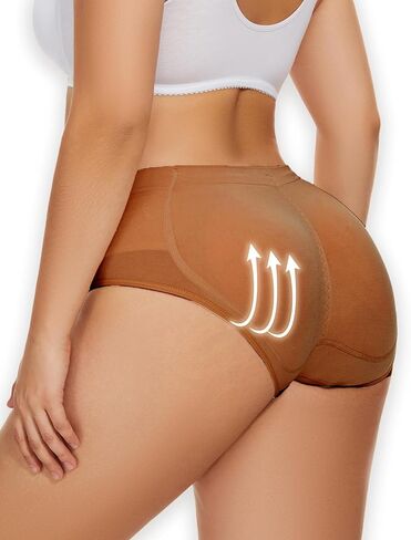 Zimi Collection Butt Lifter Panties Underwear for Women with Removable Pads Seamless Booty Pads Hip Enhancer Panty in Saudi Arabia