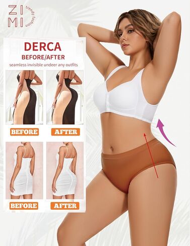 Zimi Collection Butt Lifter Panties Underwear for Women with Removable Pads Seamless Booty Pads Hip Enhancer Panty in Saudi Arabia