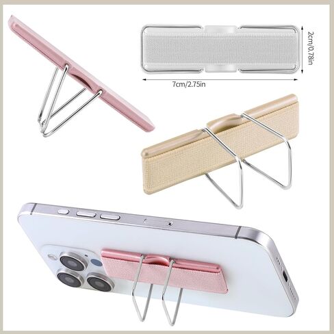 4 Pcs Phone Strap Holer Back of Phone Grip with Stand Universal Elastic Finger Holder in Saudi Arabia