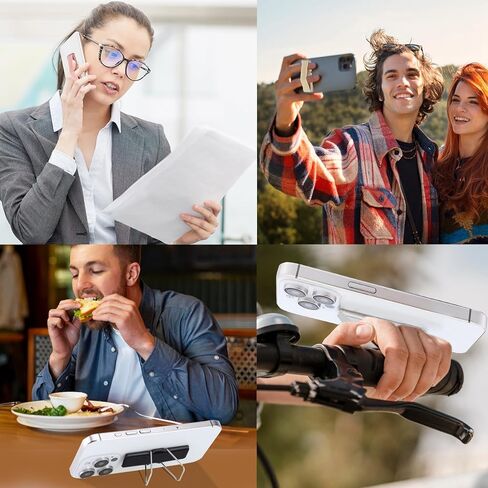 4 قطع من حامل حزام الهاتف الخلفي لمقبض الهاتف مع حامل إصبع مرن عالمي in Kuwait