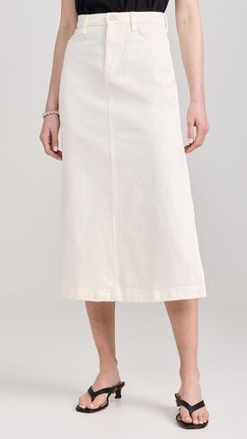 7 For All Mankind Women's Midi Denim Skirt in Saudi Arabia