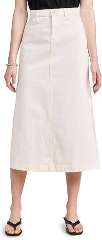 7 For All Mankind Women's Midi Denim Skirt in Saudi Arabia