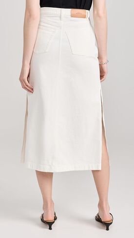 7 For All Mankind Women's Midi Denim Skirt in Saudi Arabia