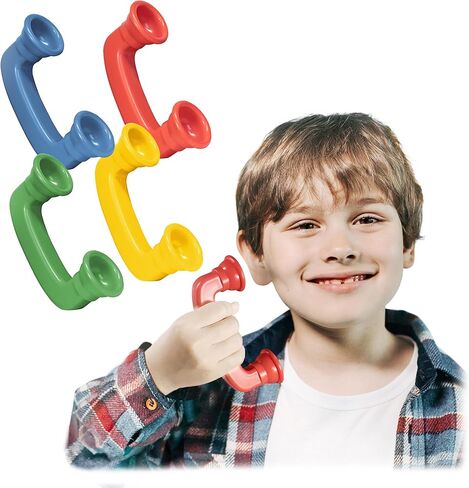 Novelty Place 4 عبوات من ألعاب علاج النطق للهواتف الهامسة للقراءة والتعليقات السمعية - تحسين الطلاقة والفهم والنطق - سماع صوت نفسي (4 ألوان، صغير) in Kuwait