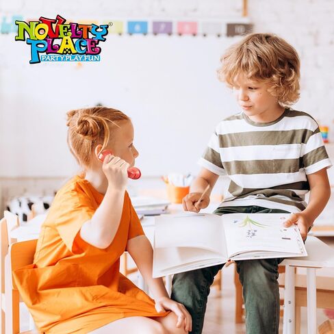 Novelty Place 4 عبوات من ألعاب علاج النطق للهواتف الهامسة للقراءة والتعليقات السمعية - تحسين الطلاقة والفهم والنطق - سماع صوت نفسي (4 ألوان، صغير) in Kuwait