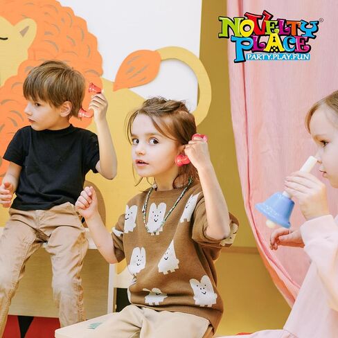 Novelty Place 4 عبوات من ألعاب علاج النطق للهواتف الهامسة للقراءة والتعليقات السمعية - تحسين الطلاقة والفهم والنطق - سماع صوت نفسي (4 ألوان، صغير) in Kuwait