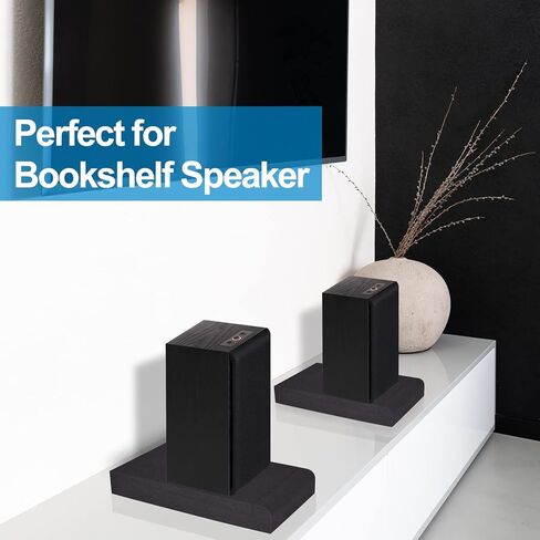 OUKMIC Studio Monitor Isolation Pad, High-Density Sound Acoustic Speaker Foam Pad for 5"-6.5" Bookshelf Speaker and Subwoofer in Studio Recording Home Theater - 2 Pack in Kuwait